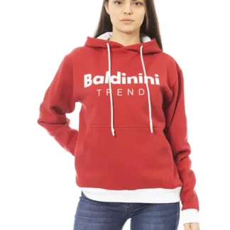 Baldinini Trend - Blue Cotton Women Hoodie