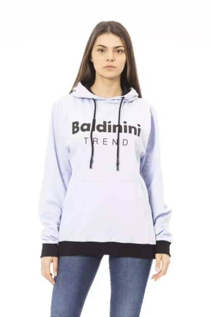 Baldinini Trend - Purple Cotton Women Hoodie