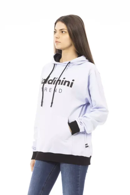 Baldinini Trend - Purple Cotton Women Hoodie