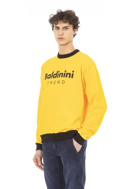 Baldinini Trend - Yellow Cotton Men Sweater