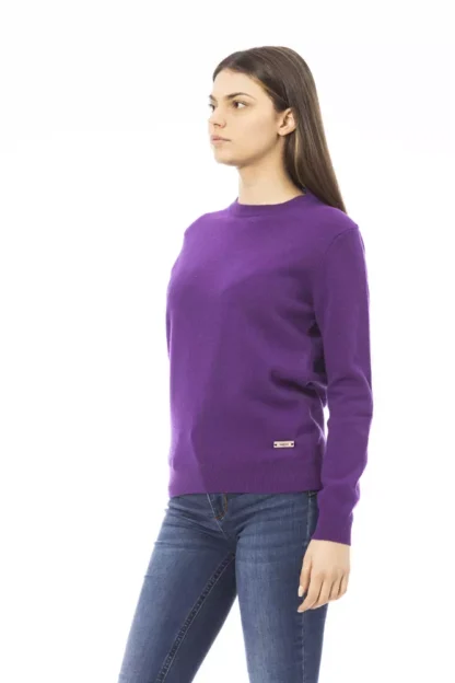 Baldinini Trend - Purple Wool Women Sweater