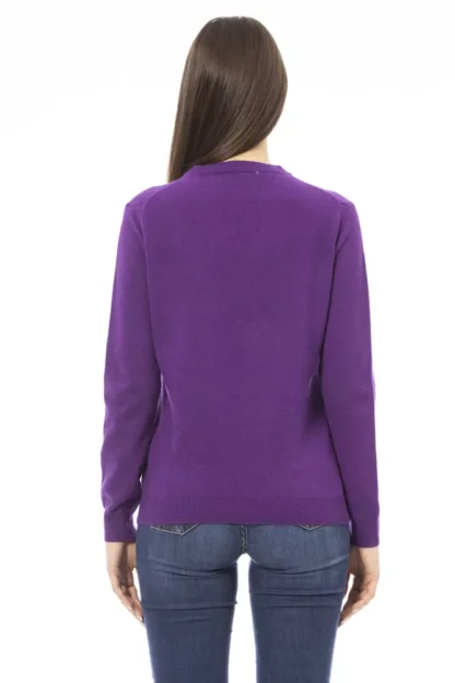 Baldinini Trend - Purple Wool Women Sweater