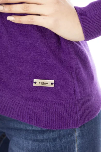 Baldinini Trend - Purple Wool Women Sweater