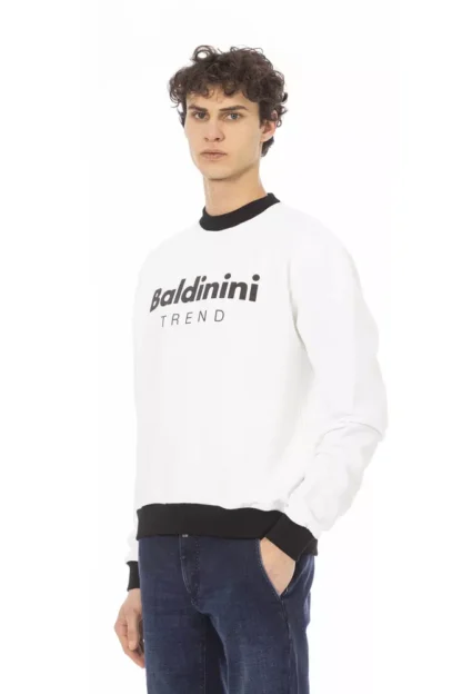 Baldinini Trend - White Cotton Men Sweater