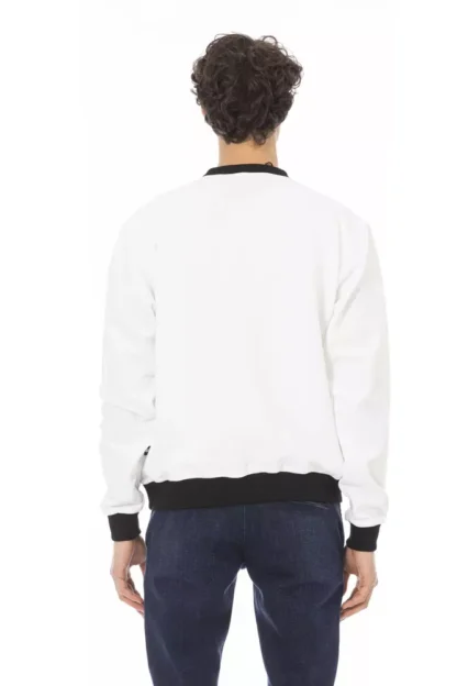 Baldinini Trend - White Cotton Men Sweater