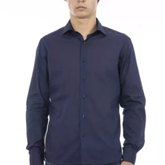 Baldinini Trend - Black Cotton Men Shirt