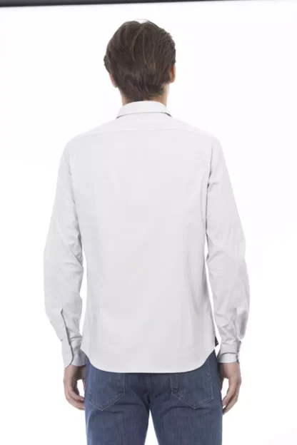 Baldinini Trend - Gray Cotton Men Shirt