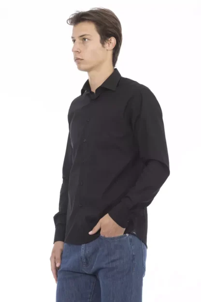 Baldinini Trend - Black Cotton Men Shirt