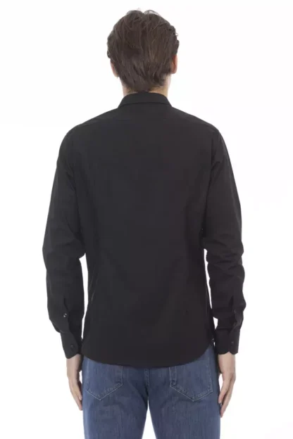 Baldinini Trend - Black Cotton Men Shirt