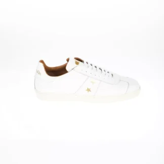 Pantofola D'Oro - Two-Tone Leather Sneakers with Logo Accent