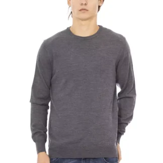 Baldinini Trend - White Fabric Men's Turtleneck Sweater