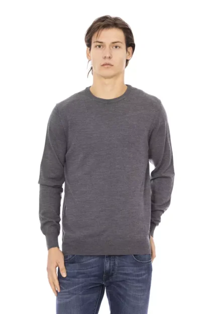 Baldinini Trend - Gray Fabric Men Sweater