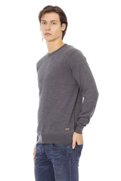 Baldinini Trend - Gray Fabric Men Sweater