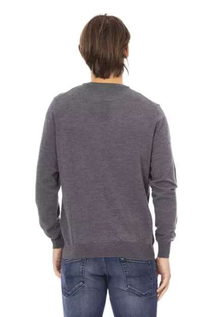 Baldinini Trend - Gray Fabric Men Sweater