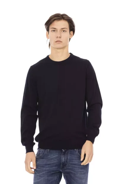 Baldinini Trend - Blue Fabric Men Sweater