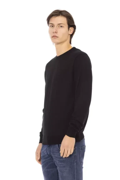 Baldinini Trend - Black Fabric Men Sweater