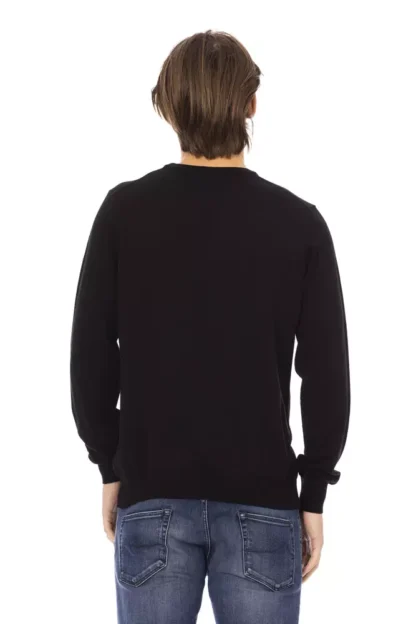 Baldinini Trend - Black Fabric Men Sweater