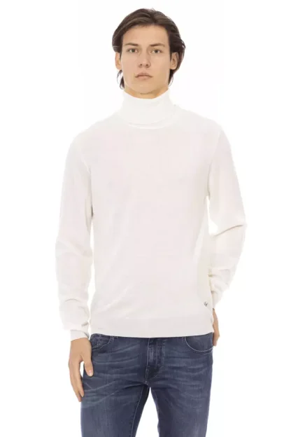 Baldinini Trend - White Fabric Men Sweater