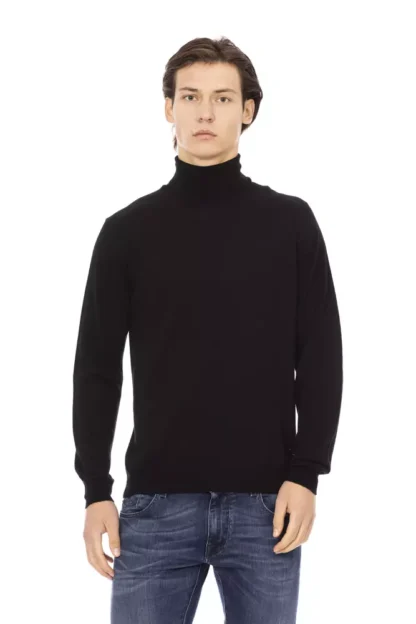 Baldinini Trend - Black Fabric Men Sweater