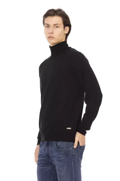 Baldinini Trend - Black Fabric Men Sweater