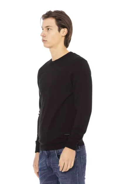 Baldinini Trend - Black Fabric Men Sweater