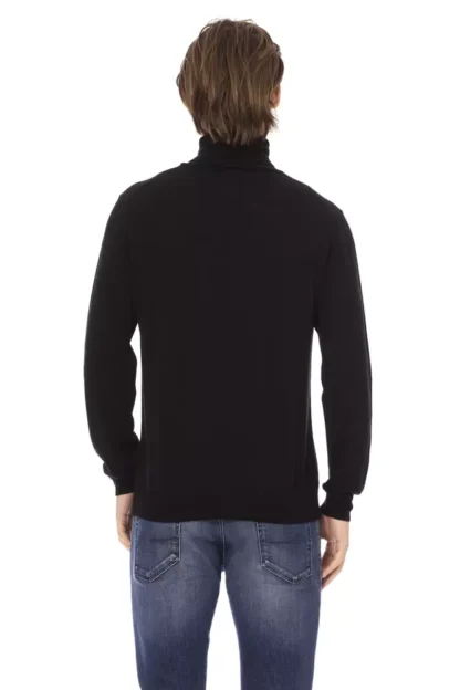 Baldinini Trend - Black Fabric Men Sweater