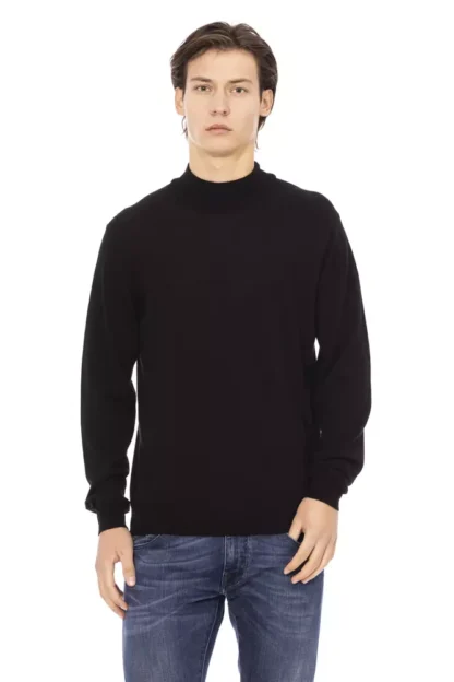 Baldinini Trend - Black Fabric Men Sweater