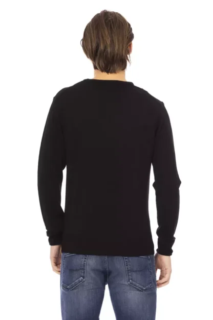 Baldinini Trend - Black Fabric Men Sweater