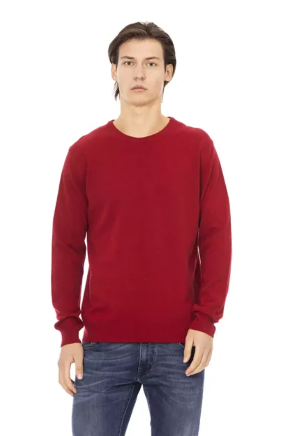 Baldinini Trend - Red Wool Men Sweater