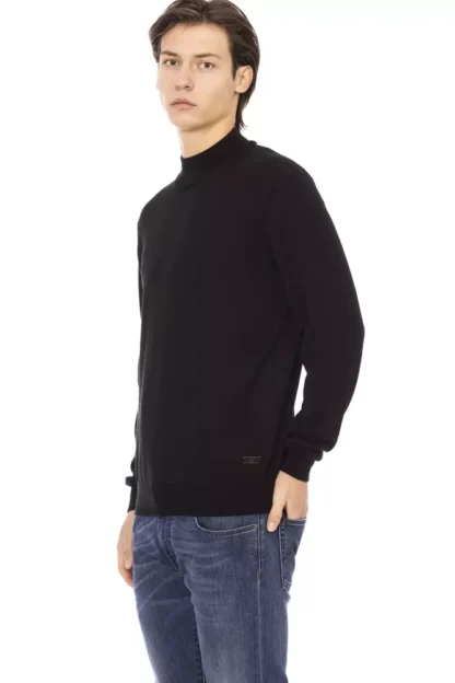 Baldinini Trend - Black Fabric Men Sweater