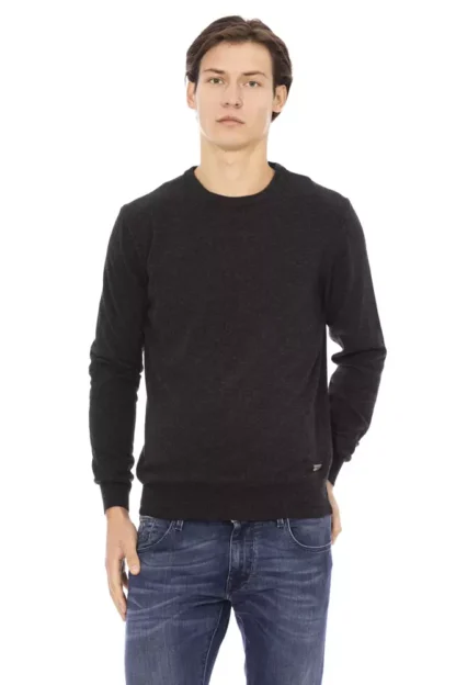 Baldinini Trend - Black Wool Men Sweater