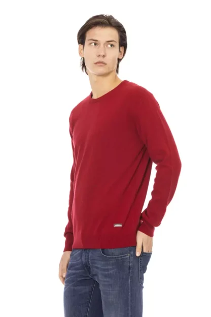 Baldinini Trend - Red Wool Men Sweater