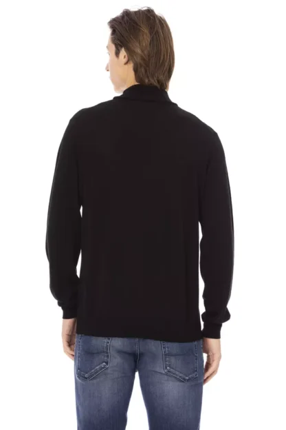 Baldinini Trend - Black Fabric Men Sweater