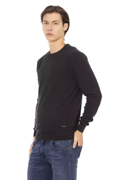 Baldinini Trend - Black Wool Men Sweater