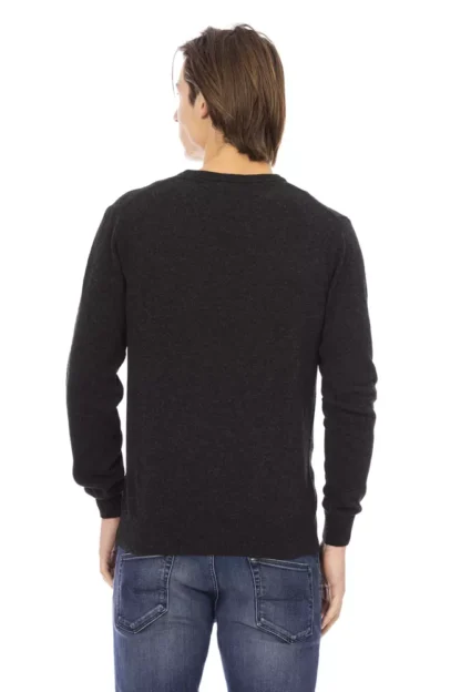 Baldinini Trend - Black Wool Men Sweater