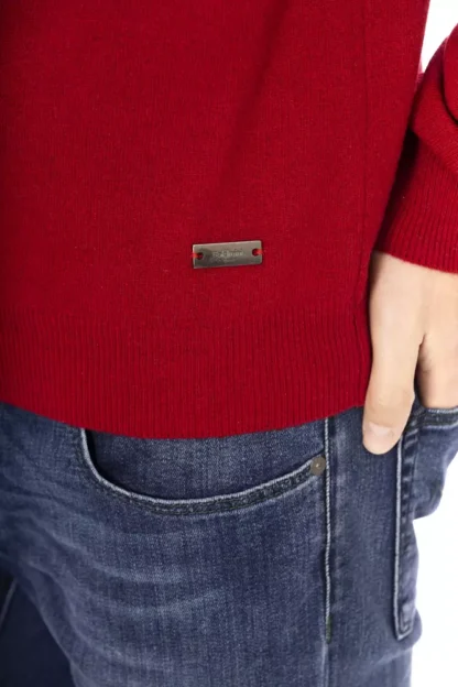 Baldinini Trend - Red Wool Men Sweater