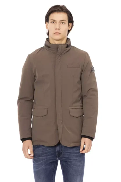 Baldinini Trend - Brown Polyester Men Jacket