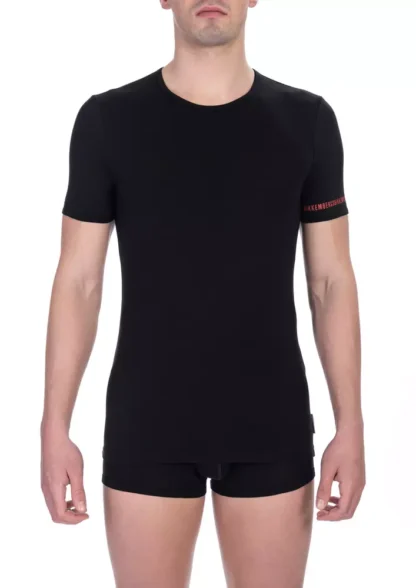 Bikkembergs - Black Cotton Men T-Shirt