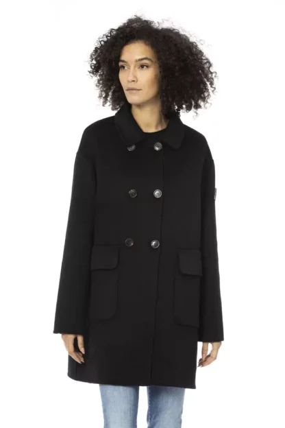 Baldinini Trend - Black Wool Women Coat