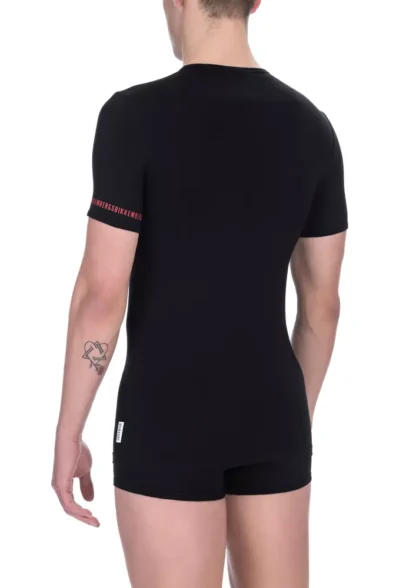 Bikkembergs - Black Cotton Men T-Shirt