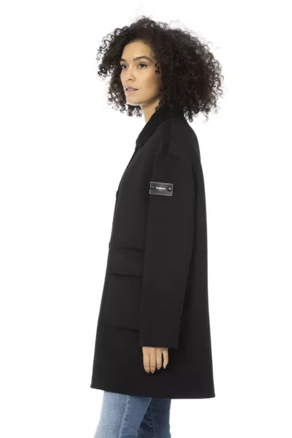 Baldinini Trend - Black Wool Women Coat