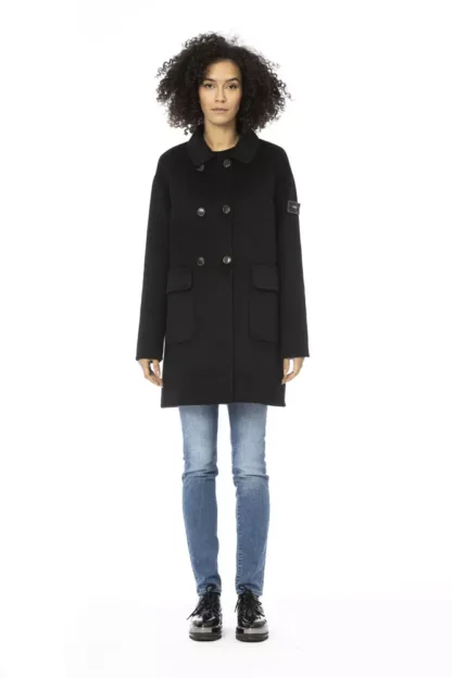 Baldinini Trend - Black Wool Women Coat