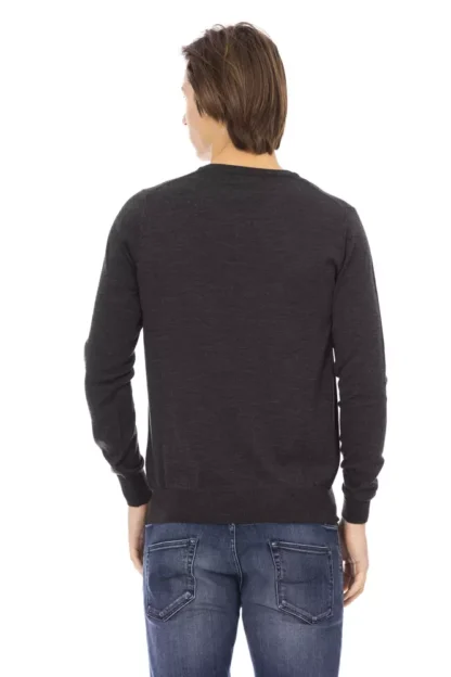 Baldinini Trend - Gray Fabric Men Sweater