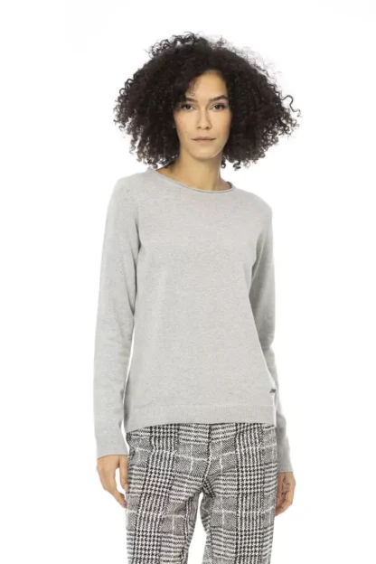 Baldinini Trend - Gray Wool Women Sweater