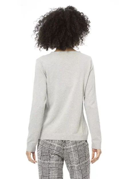 Baldinini Trend - Gray Wool Women Sweater