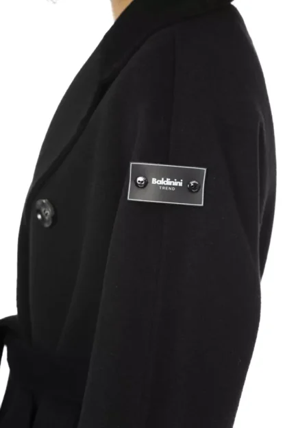 Baldinini Trend - Black Wool Women Trench Coat