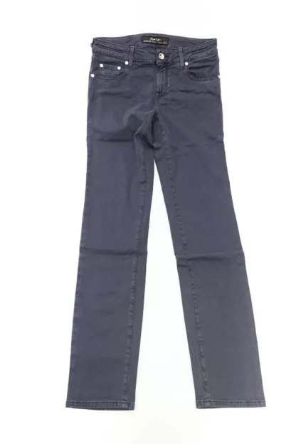 Jacob Cohen - Blue Cotton-Like Women's Jean