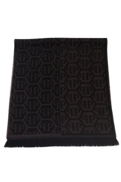 Philipp Plein - Brown Wool Men Scarf