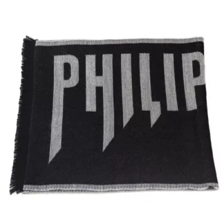 Philipp Plein - Red Wool Men Scarf