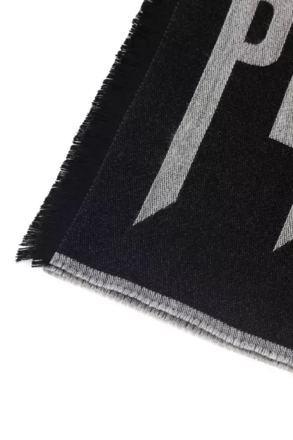 Philipp Plein - Gray Wool Men Scarf